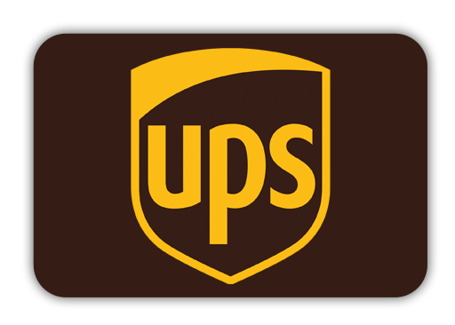 wir versenden mit UPS